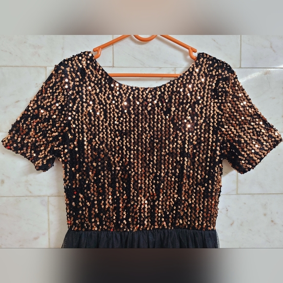 🌷ONLY Sequins Black Net Dress🌷 - Picture 4 of 10